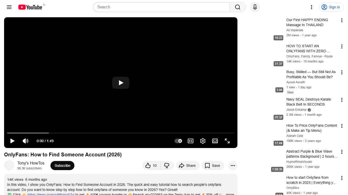 OnlyFans: How to Find Someone Account (2026) - YouTube